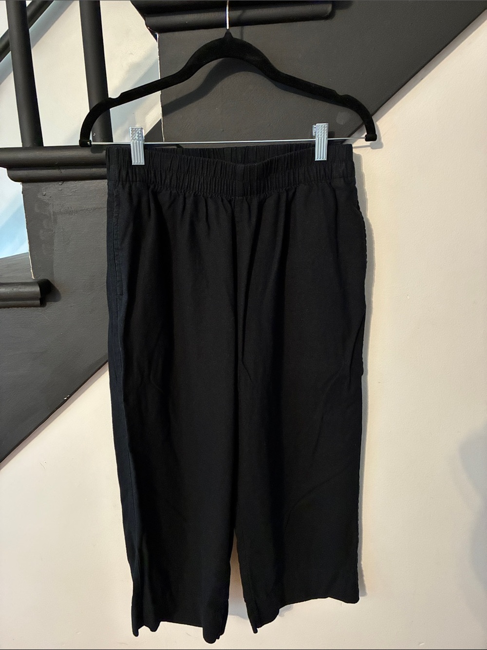 Old Navy linen blend straight leg pants